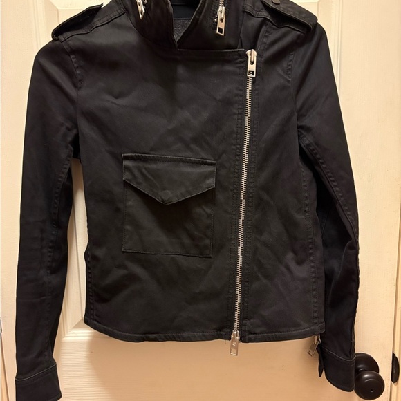 All Saints Hendon Moto Jacket (Size US 0 / UK 4 / EU 32) - Picture 2 of 16